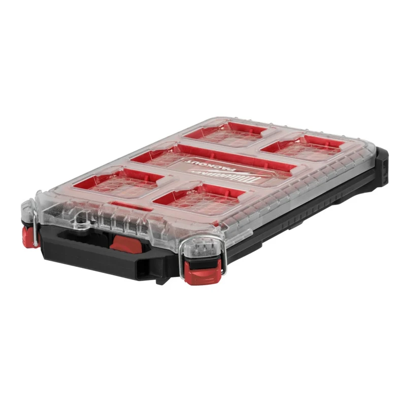 Milwaukee 250 x 380 x 65 mm PACKOUT Organiser Slim Compact, inkl. Sortierboxen