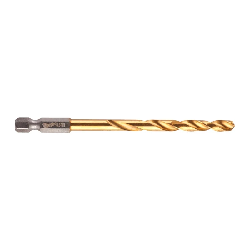 Milwaukee Shockwave Metallbohrer HSS-G TiN RED HEX ⌀ 2 - 13 mm