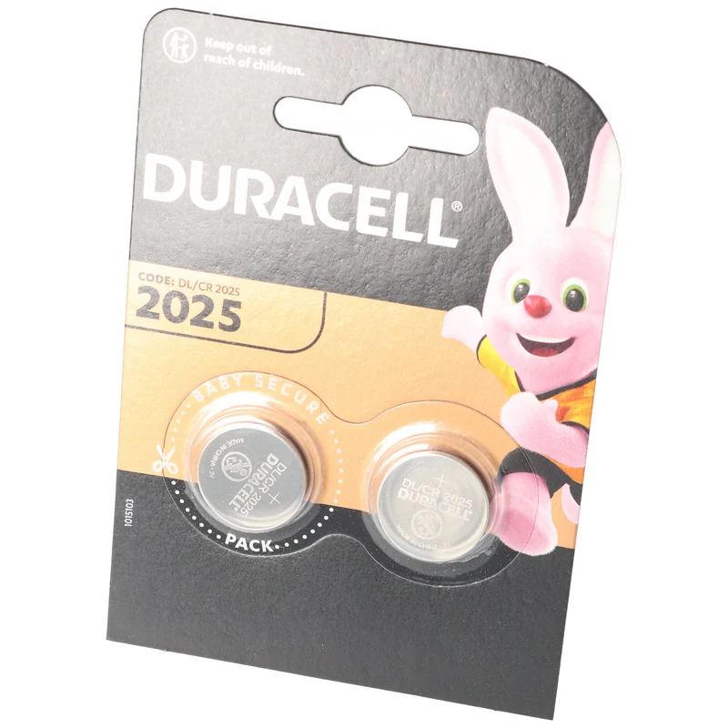 Duracell DL2025, CR2025 2er Blister 3 Volt Lithium Batterie
