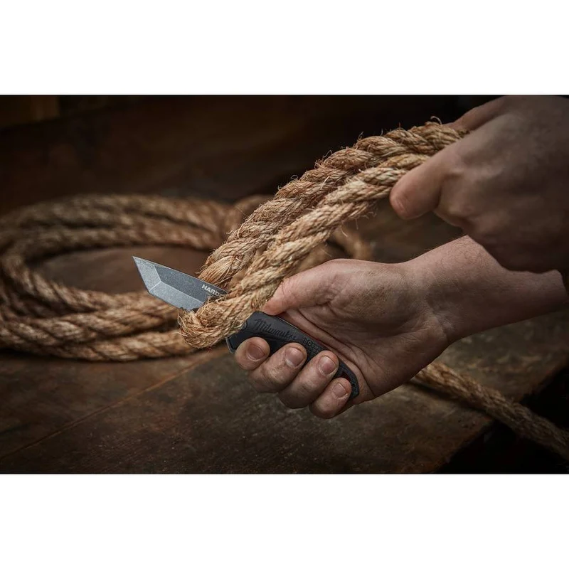 Milwaukee Hardline Premium-Klappmesser mit oder ohne Wellenschliff Klinge