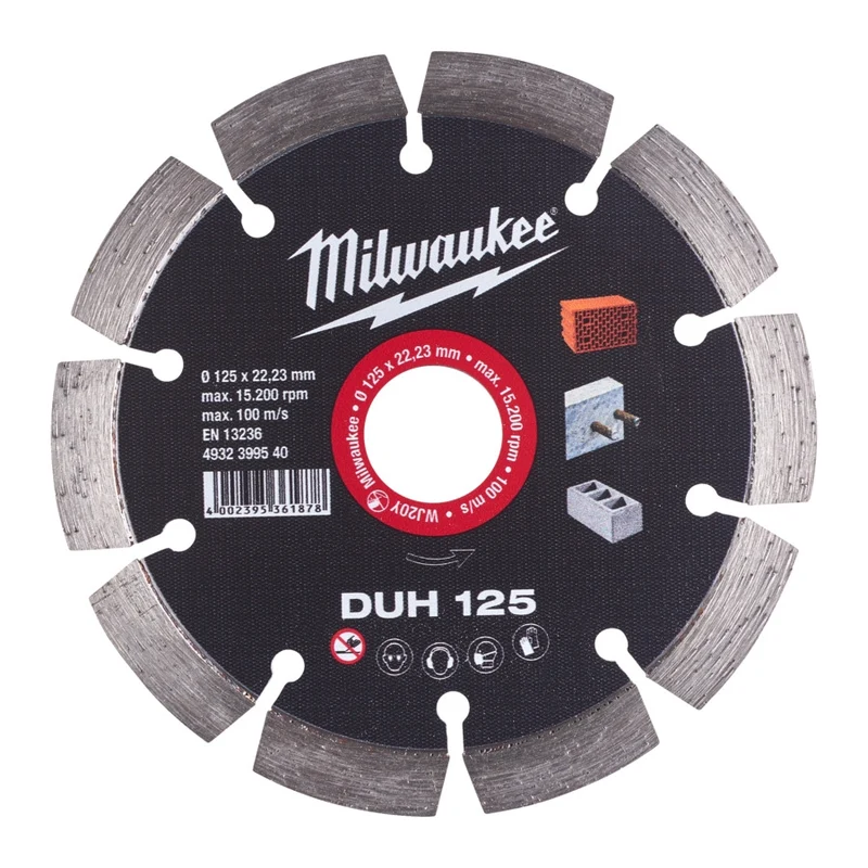 Milwaukee Diamanttrennscheibe DUH 125 Ø 125x22.23 mm (4932399540)