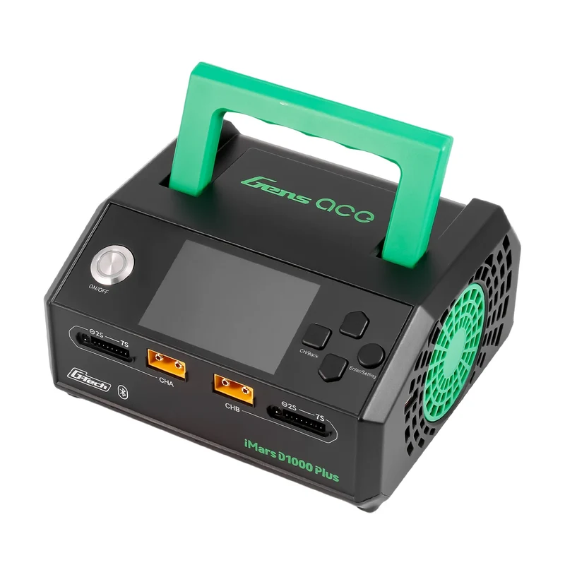 Gens Ace iMars D1000 Plus Smart-Ladegerät | Zweikanalig | 1000 W | G-Tech