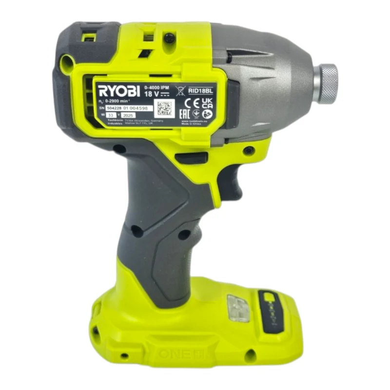 RYOBI RID18BL-0 Akku Schlagschrauber 18 V 300 Nm 1/4" Brushless + 1x Akku 4,0 Ah - ohne Ladegerät