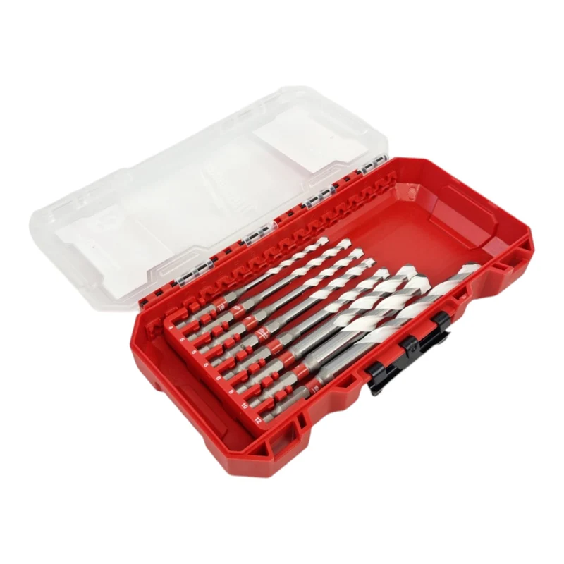 Milwaukee SHOCKWAVE MULTI MATERIAL Bohrer Set 8 tlg. 4 - 12 mm ( 4932493871 )