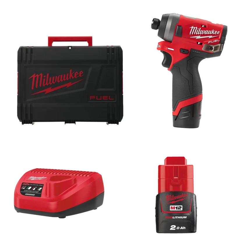 Milwaukee M12 FID-202X FUEL Akku-Kompakt-Schlagschrauber 1/4" Hex