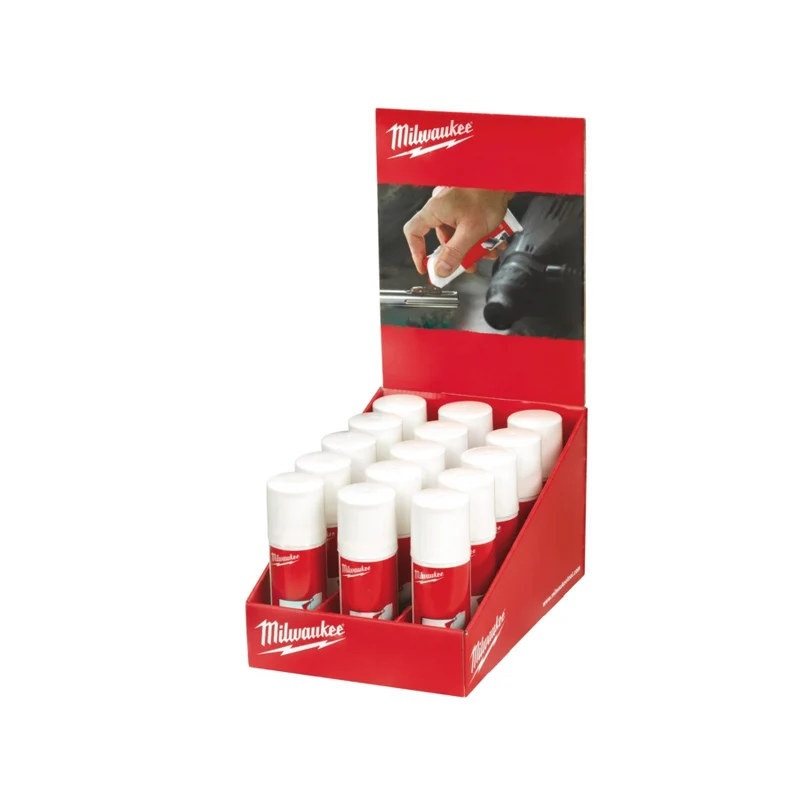 Milwaukee 15 x 50 g Tube Thekendisplay Bohrerfett