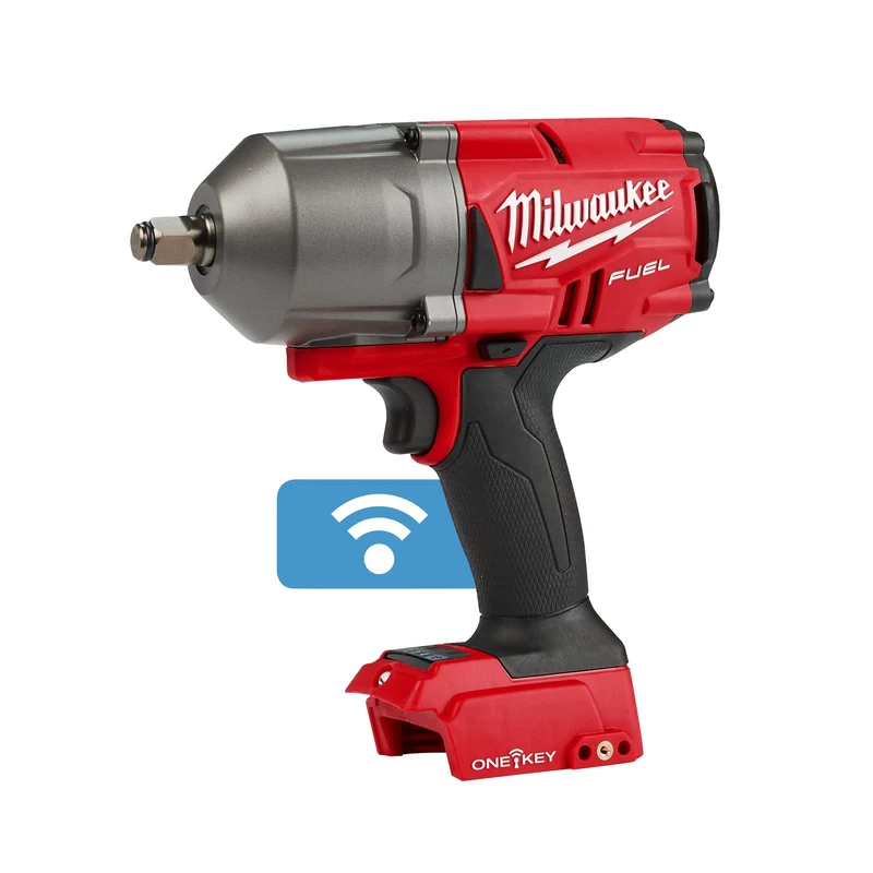 Milwaukee Akku-Schlagschrauber M18 ONEFHIWF12-0X (Drehmoment: 1356 Nm, Lösemoment: 1898 Nm, 1/2"-Vierkant, ONE-KEY, ohne Akku in HD Box)