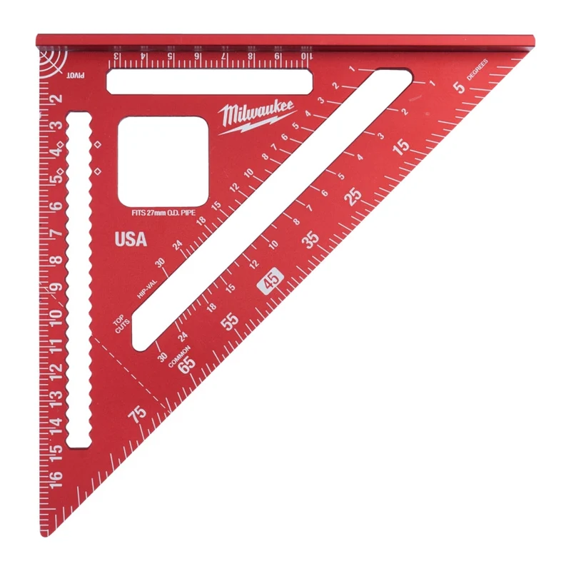 Milwaukee Anschlagwinkeldreieck metrisch 18 x 18 cm