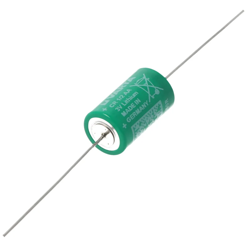 Varta CR1/2AA Lithium Batterie 6127 mit axialem Lötdraht