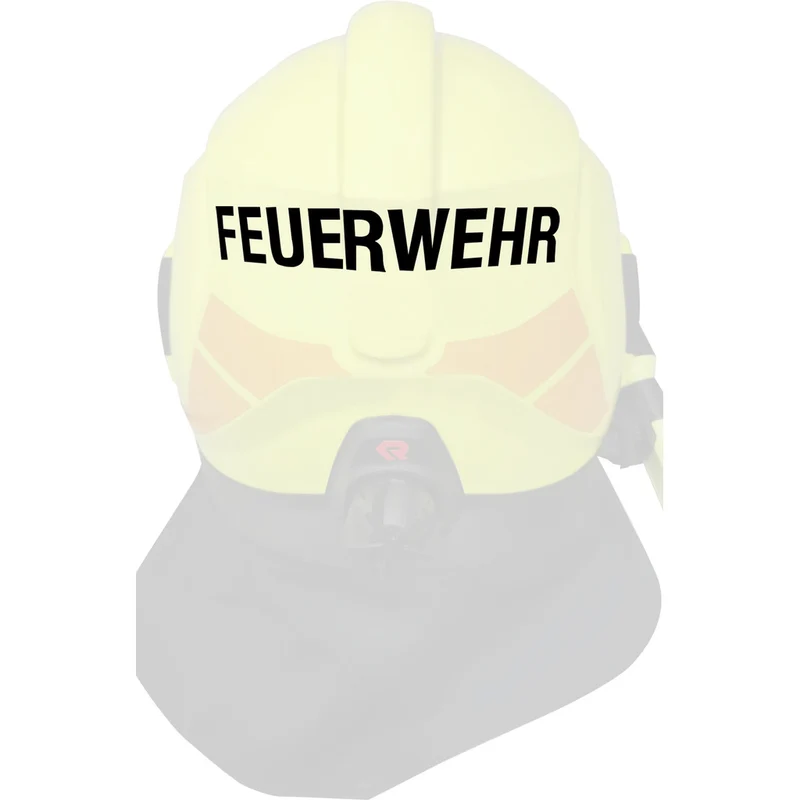 Individualisierter Schriftzug für HEROS Titan Feuerwehrhelme / 1-zeilig