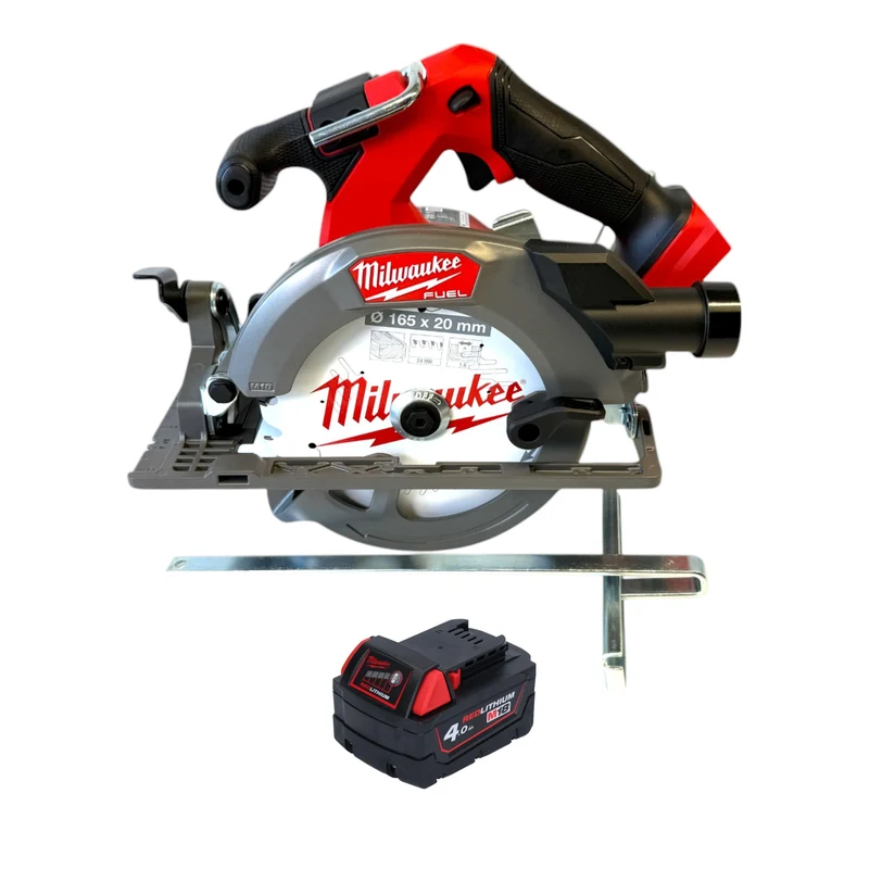 Milwaukee M18 FCS552-401 Akku Handkreissäge 18 V 165 mm Brushless + 1x Akku 4,0 Ah - ohne Ladegerät
