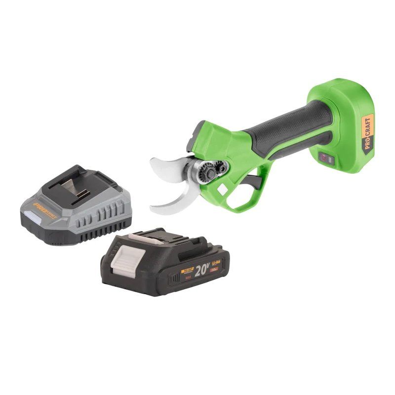 Procraft ES22Libb Akku Astschere 20 V 25 mm Brushless + 1x Akku 2,0 Ah + Ladegerät