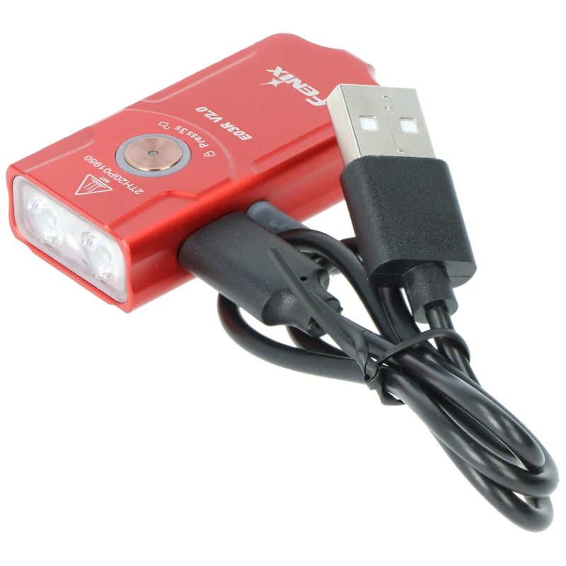 Fenix E03R V2.0 LED Schlüsselbundleuchte, Limited Edition, max. 500 Lumen, mit Positionslicht, eingebauter 400mAh Li-Polymer Akku