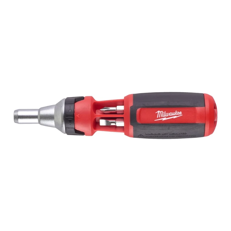Milwaukee Multi-Bit Schraubendreher mit Ratschenfunktion 9 in 1 PH/PZ/TX