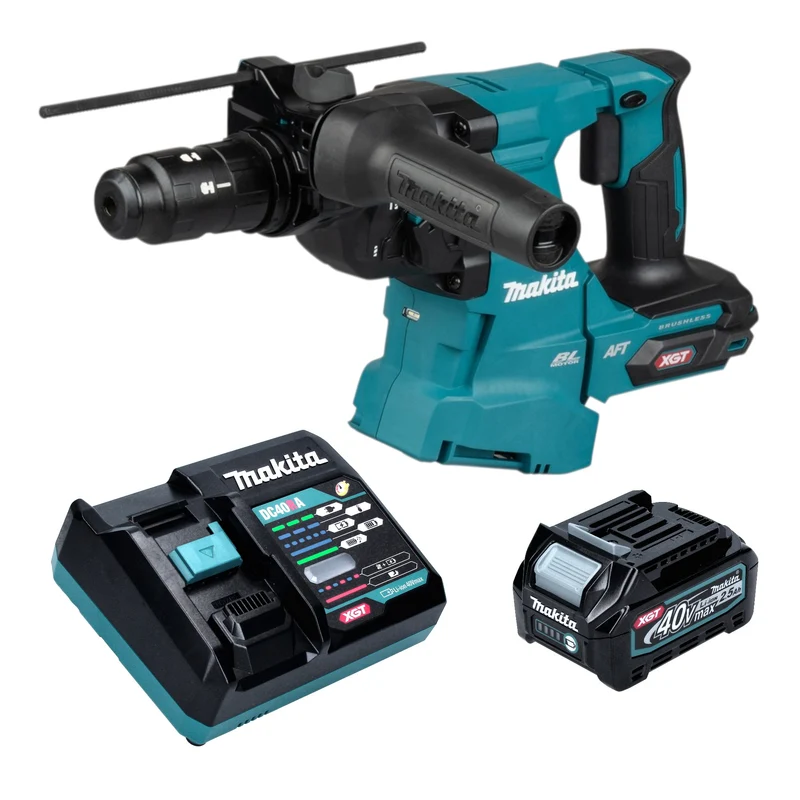 Makita HR 012 GD101 Akku Kombihammer 40 V max. 3,3 J SDS plus Brushless + 1x Akku 2,5 Ah + Ladegerät