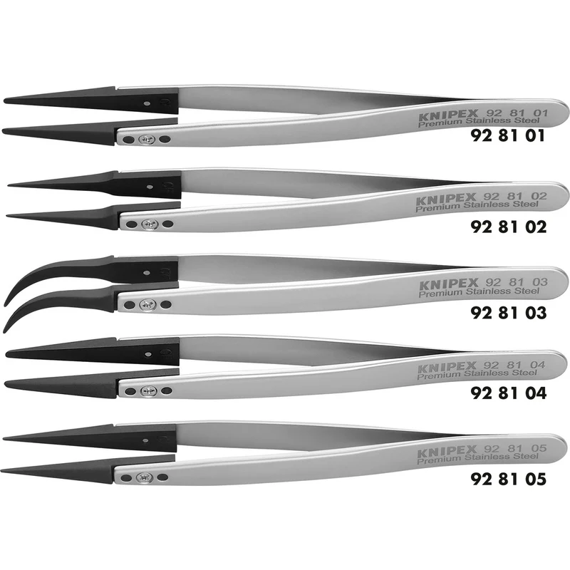 Knipex Pinzetten mit Wechselspitzen ESD