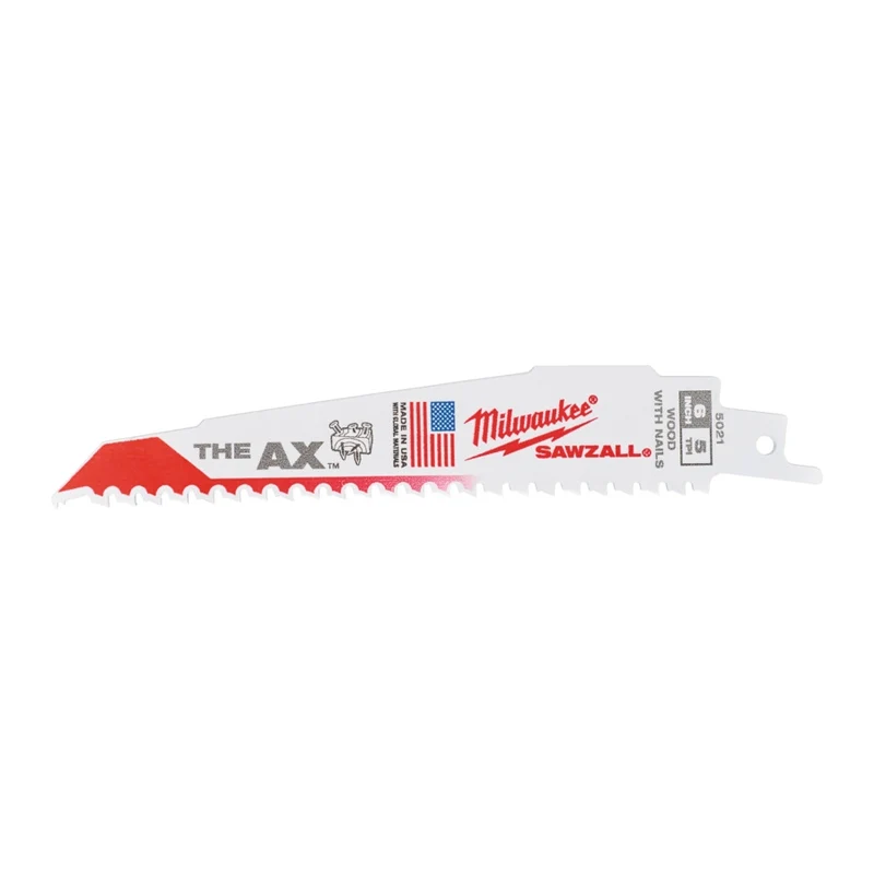 Milwaukee Säbelsägeblatt Demontage THE AX 150 x 5 mm (5 TPI, 5 Stk)
