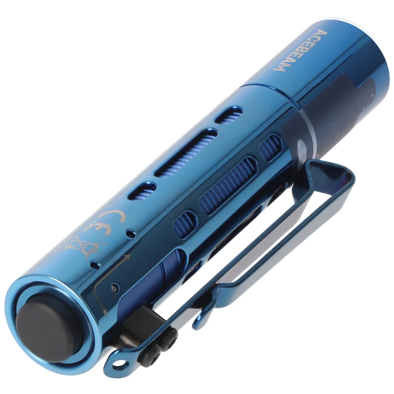 AceBeam Rider RX EDC mit 650 Lumen, kompakte LED-Taschenlampe, einhändige Bedienung, in fünf Farben erhältlich, inklusive 1x 14500 920mAh Li-Ion Akku
