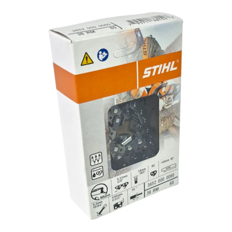 Stihl 3/8" Rapid Micro (RM) Sägekette 40 cm 3/8" 1,6 mm 60 TG ( 36520000060 )