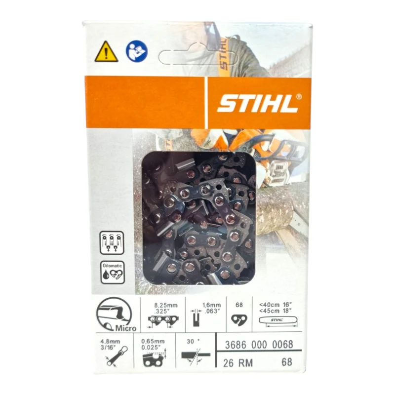 Stihl .325" Rapid Micro (RM) Sägekette 45 cm .325" 1,6 mm 68 TG ( 36860000068 )