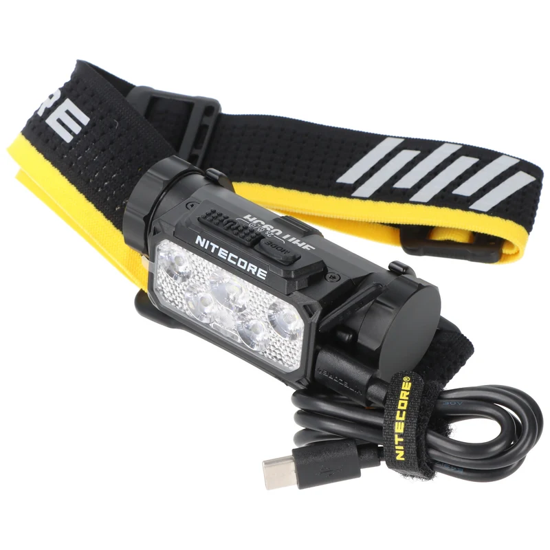 Nitecore HC60 UHE Stirnlampe mit bis zu 1600 Lumen, NiteLab UHE LEDs, TrueVision Linsen System, inkl. 18650 Li-Ion 4000mAh Akku