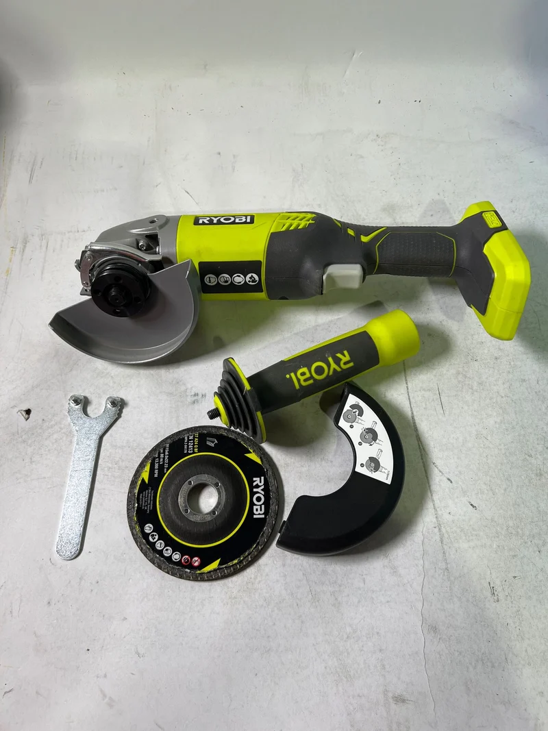 RYOBI R18AG-0 Akku Winkelschleifer 18 V ONE+ 115 mm Solo ( 5133001903 ) - ohne Akku, ohne Ladegerät - Leicht Gebraucht