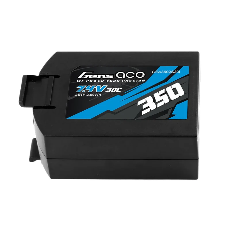 Gens Ace 350mAh 7.4V 30C 2S1P Lipo-Akku