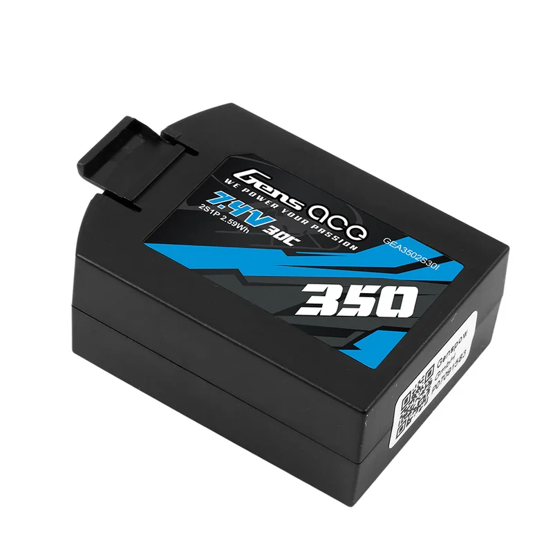 Gens Ace 350mAh 7.4V 30C 2S1P Lipo-Akku