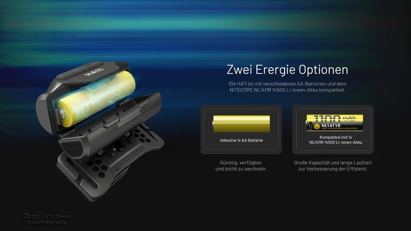Nitecore Stirnlampe HA11 V2 - 240 Lumen