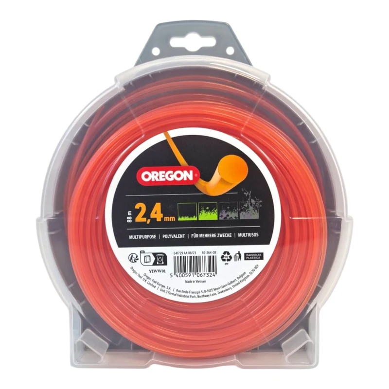 Oregon Trimmerfaden Nylon Rund 2,4 mm x 88 m ( 69-364-OR )