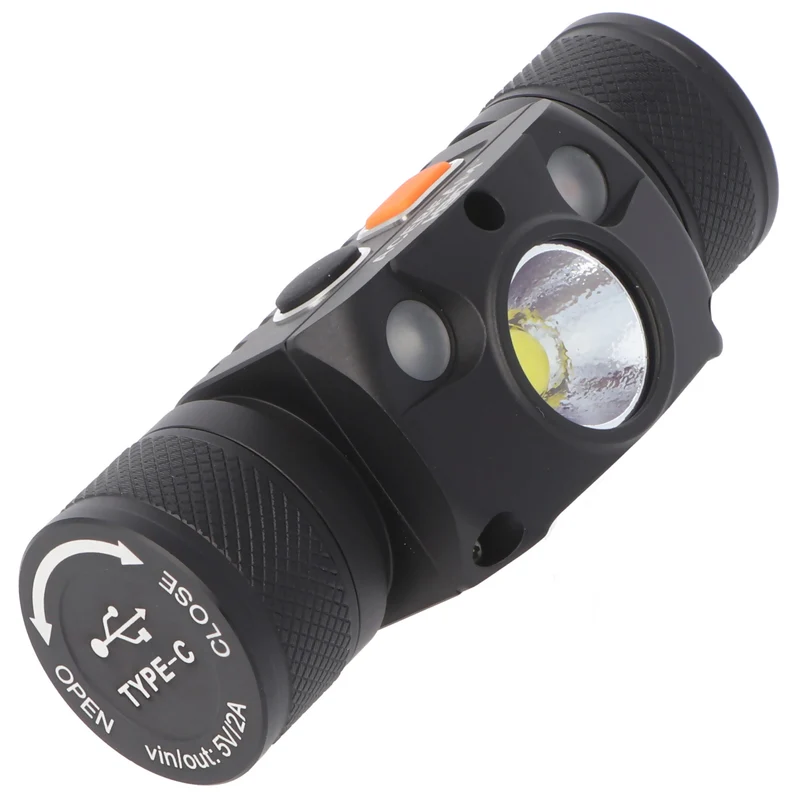 AceBeam H30 LED-Stirnleuchte max. 4000 Lumen, inklusive Akku, mit Rotlicht