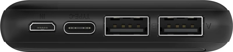 Goobay Powerbank Slimline 10.000 mAh - Leistungsstarke 10.000 mAh mit Status-Display