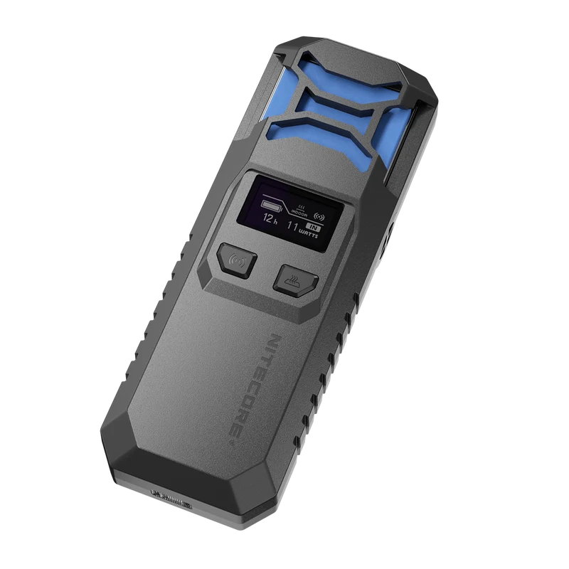 Nitecore EMR10, mobile Mückenabwehr, inklusive 2x NL2150 Akkus, mit Powerbankfunktion, wasserdicht IPX5, ideal für Camping, Outdoor und Angeln, inkl. 6x Mosquito-Schutz-Matten