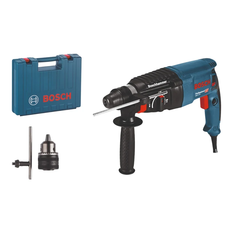 Bosch GBH 2-26 Professional Bohrhammer 830 W 2,7 J SDS plus ( 06112A3002 ) + Koffer