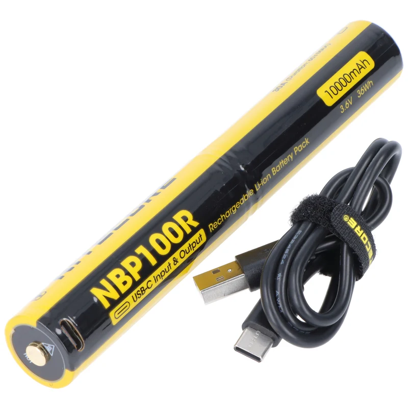 Nitecore MH40 PRO LED-Taschenlampe mit enormer Reichweite bis zu 1300 Meter, UHi LED, 3500 Lumen, inkl. Akkupack und taktisches Zubehör