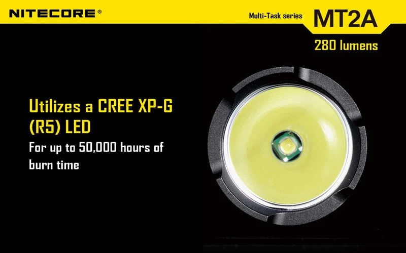 Nitecore MT2A LED Taschenlampe CREE XP-G2 R5 345 Lumen