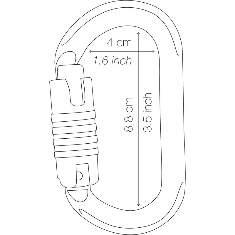 Stahlkarabiner OXAN TRIACT-LOCK