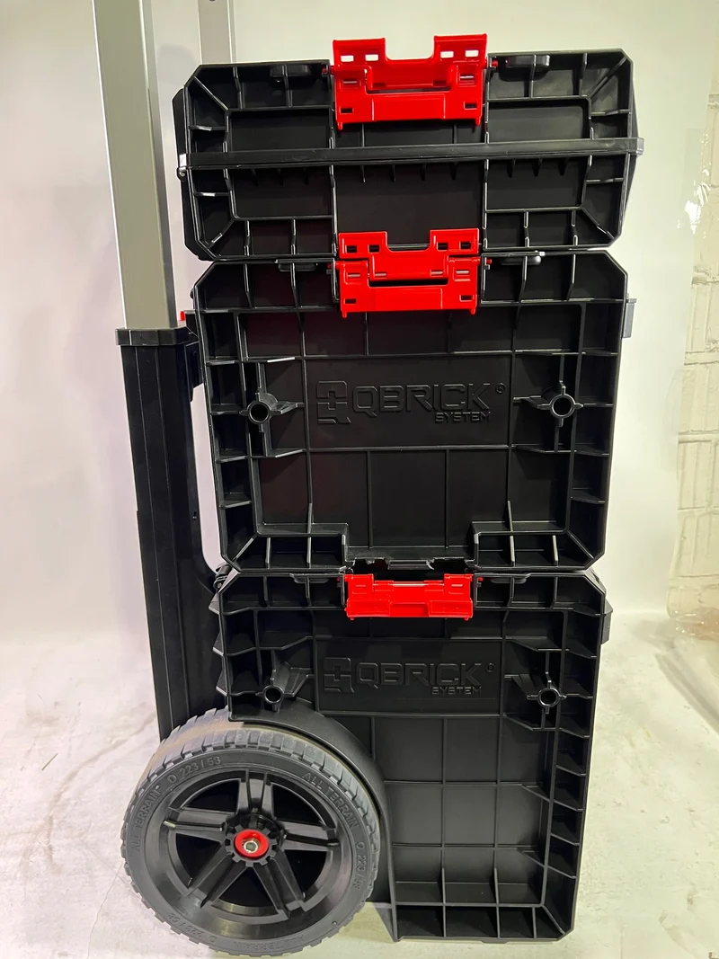 Qbrick System PRO Set 1 2.0 Plus Werkzeugwagen Set + PRO Toolcase + PRO Toolbox + PRO Cart 490 x 400 x 750 mm - Beschädigt