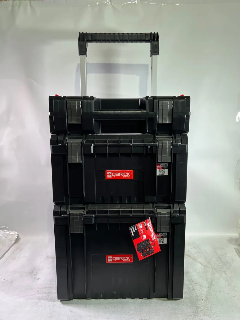 Qbrick System PRO Set 1 2.0 Plus Werkzeugwagen Set + PRO Toolcase + PRO Toolbox + PRO Cart 490 x 400 x 750 mm - Beschädigt