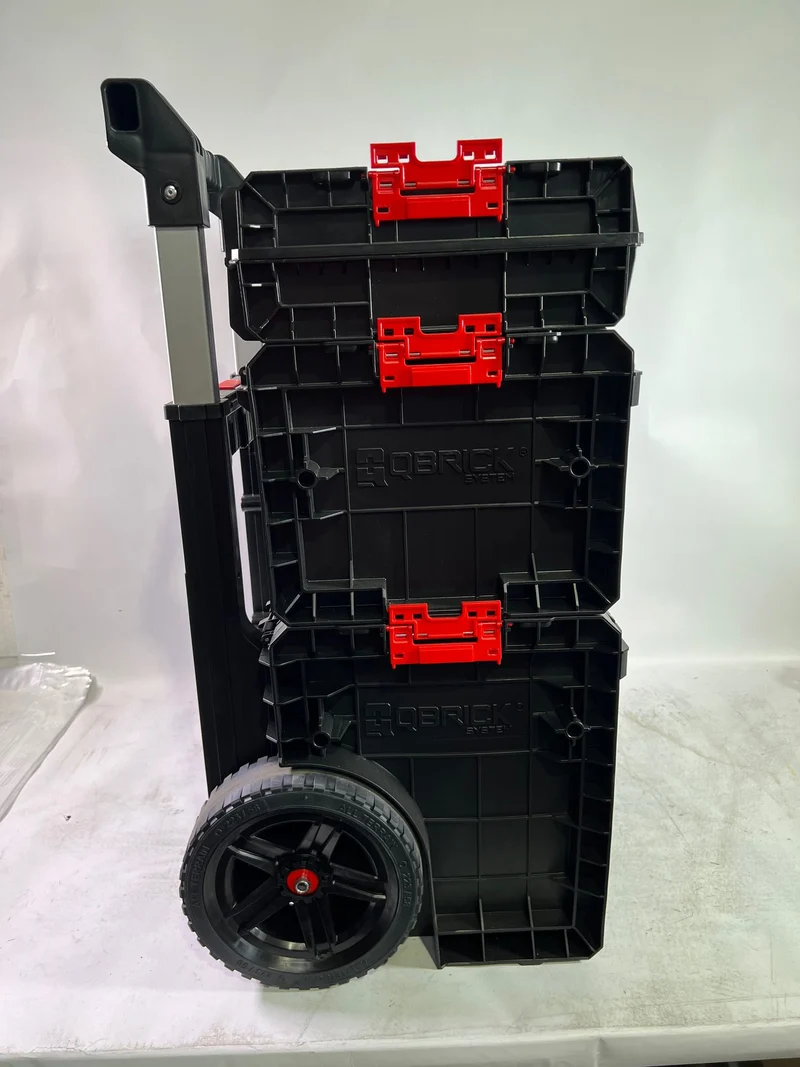 Qbrick System PRO Set 1 2.0 Plus Werkzeugwagen Set + PRO Toolcase + PRO Toolbox + PRO Cart 490 x 400 x 750 mm - Beschädigt