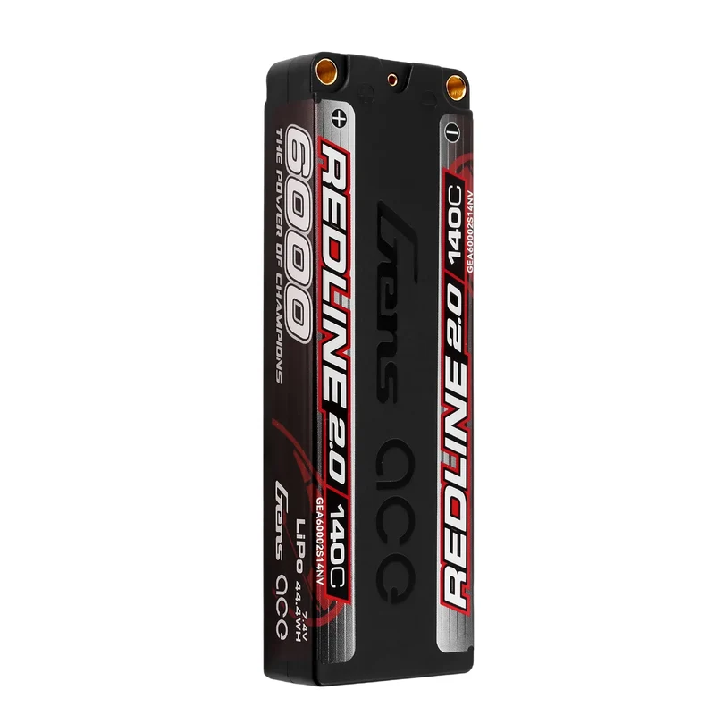 Gens Ace Redline 2.0 6000mAh 7.4V 140C 2S HardCase 131# Lipo-Akku
