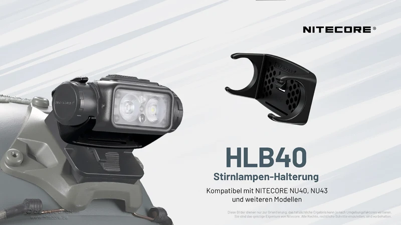 Nitecore Aufnahme für NU2X-Modelle