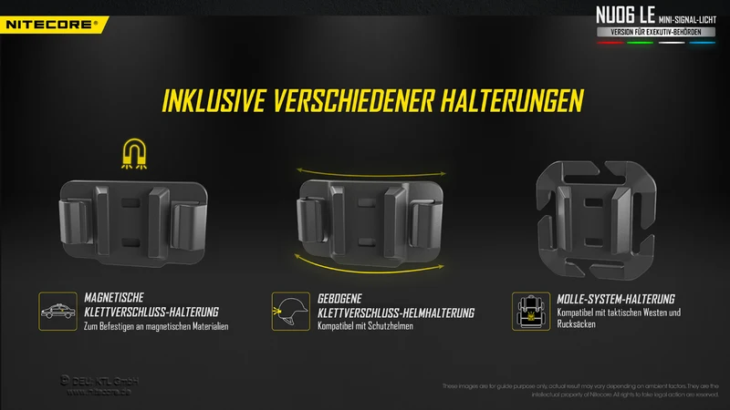 Nitecore Stirnlampe NU06LE - Signallampe