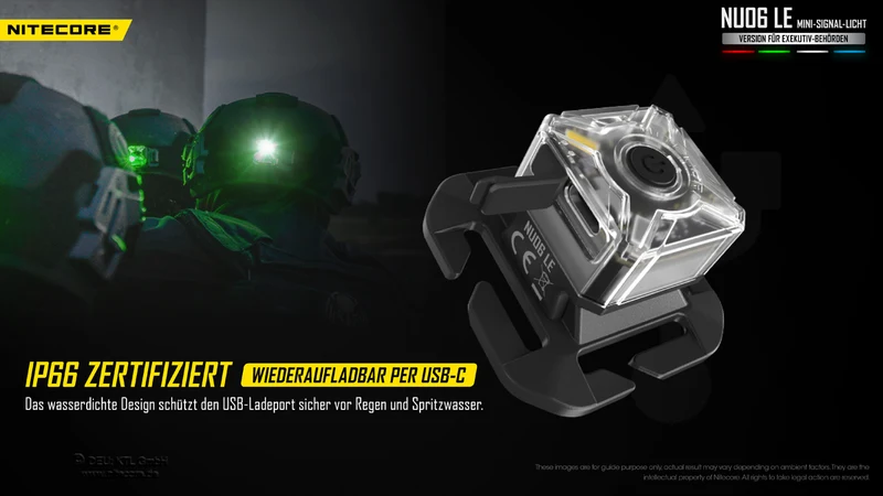 Nitecore Stirnlampe NU06LE - Signallampe