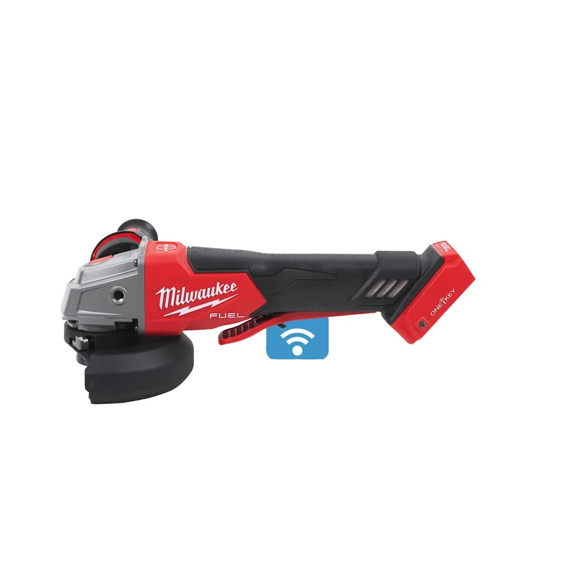 Milwaukee Akku-Winkelschleifer M18 ONEFSAG125XPDB-0X (Scheiben-Ø: 125 mm, Paddelschalter, ONE-KEY, ohne Akku in HD-Box)