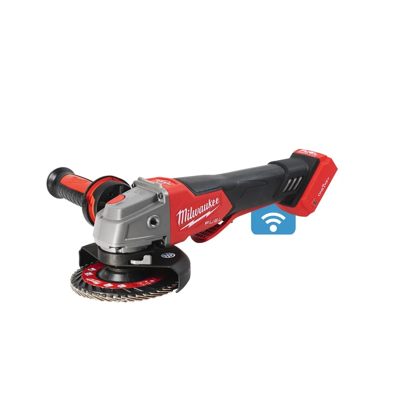 Milwaukee Akku-Winkelschleifer M18 ONEFSAG125XPDB-0X (Scheiben-Ø: 125 mm, Paddelschalter, ONE-KEY, ohne Akku in HD-Box)