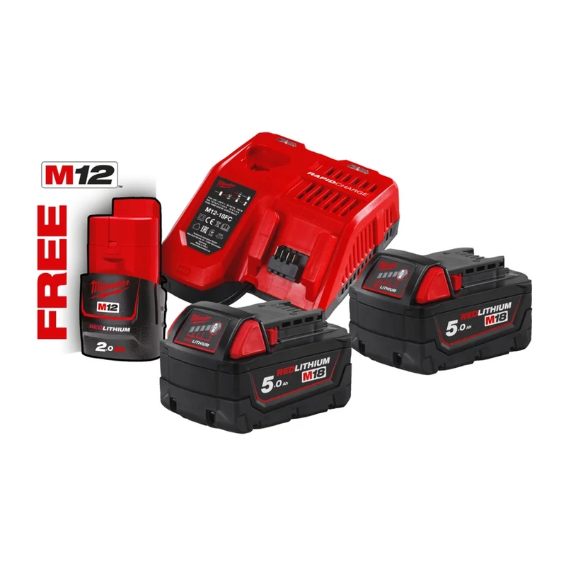 Milwaukee 18V Akku Starterset M18 NRG-502