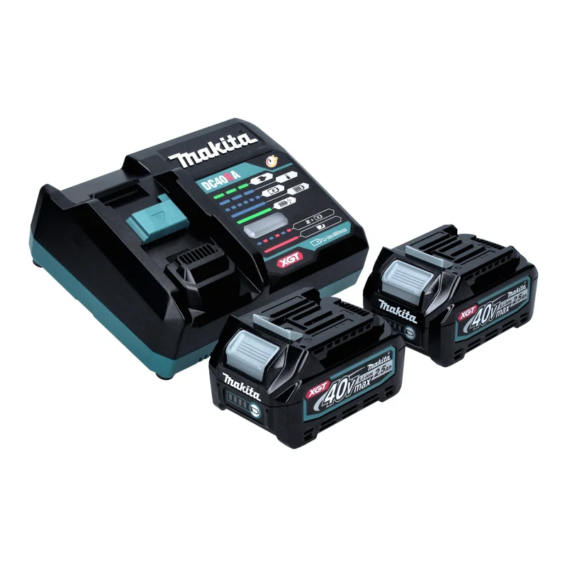 Makita HR 012 GD201 Akku Kombihammer 40 V max. 3,3 J SDS plus Brushless + 2x Akku 2,5 Ah + Ladegerät