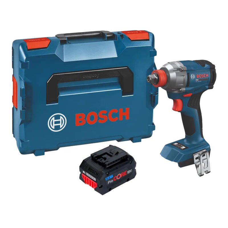 Bosch GDX 18V-285 Professional Akku Drehschlagschrauber 18 V 285 Nm + 1x ProCORE Akku 5,5 Ah + L-Boxx - ohne Ladegerät
