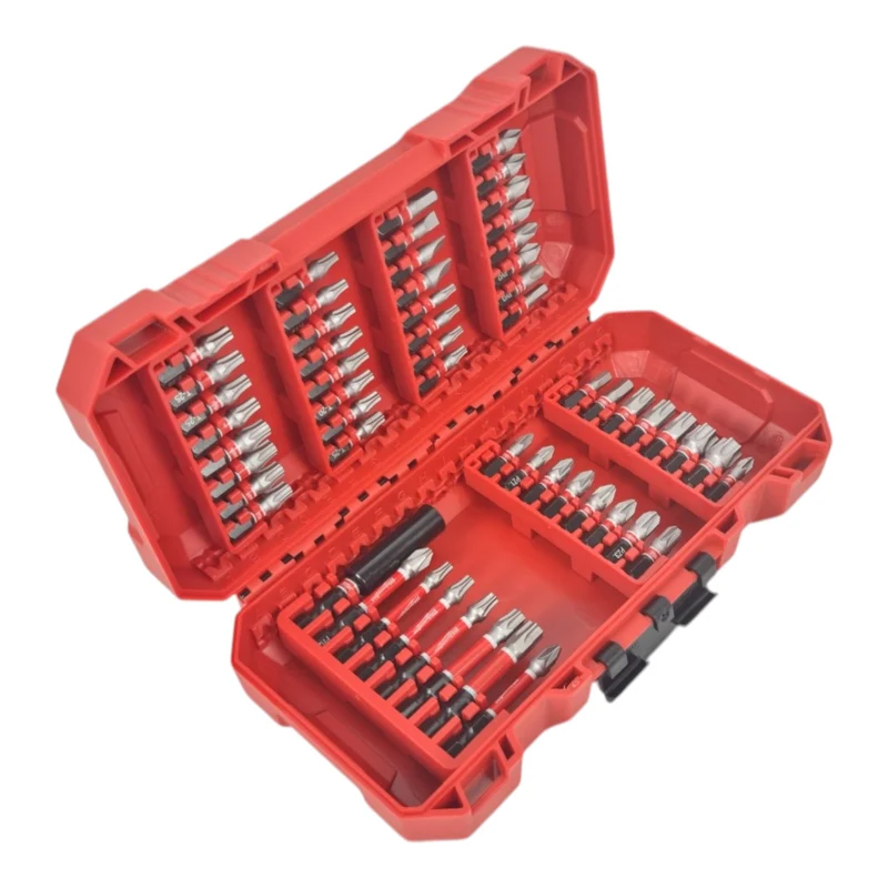 Milwaukee SHOCKWAVE IMPACT DUTY Bit Set 56 tlg. ( 4932492006 ) Phillips / Pozidriv / Torx / Hex / Schlitz